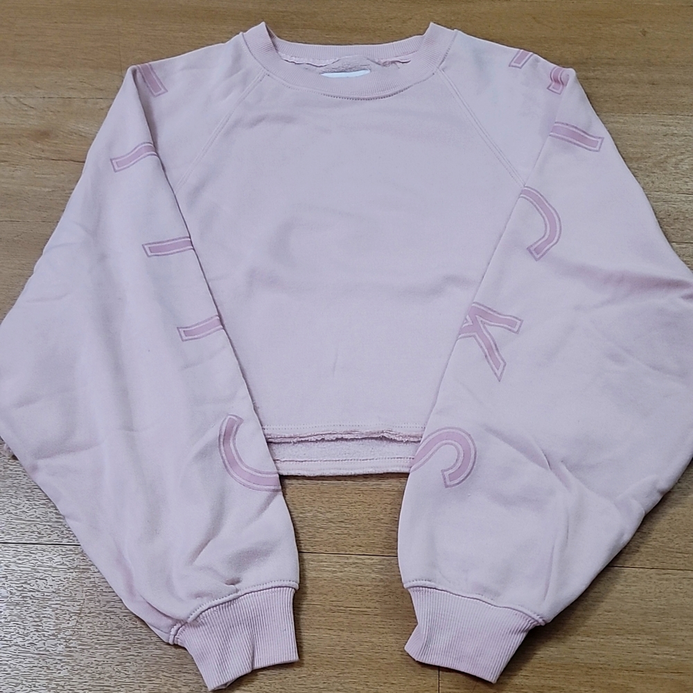 Gilly hicks pink crop sweatshirt.  Size- XS